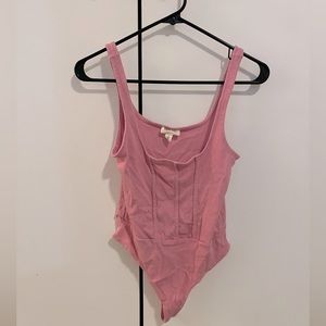 Ladies Size Small Open Edit Pink Bodysuit - NWOT